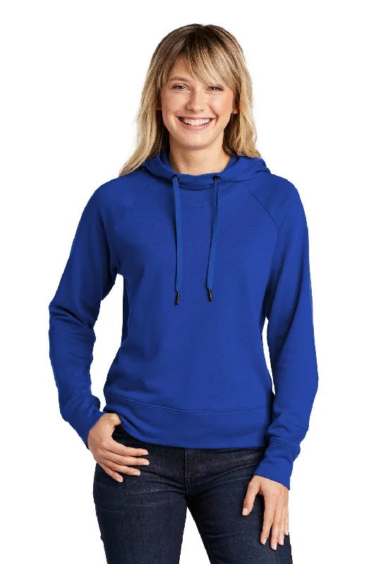 Embroidered hoodie – Hoodie featuring embroidery, usually logos, monograms, or decorative patternsSport-Tek Womens French Terry Hooded Sweatshirt Hoodie - True Royal Blue