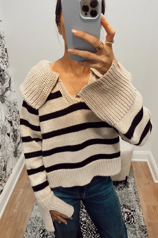 Ribbed – Sweater with textured, vertical stripesStanton Tommy Sweater