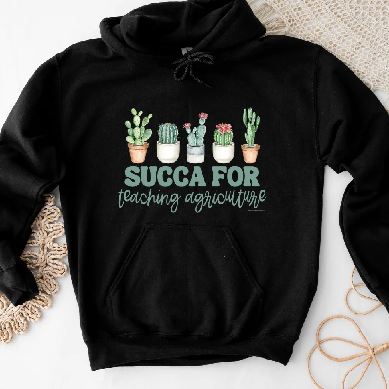 Cropped hoodie – Shortened hoodie that sits above the waistSucca For Teaching Ag Hoodie (S-3XL) Unisex - Multiple Colors!