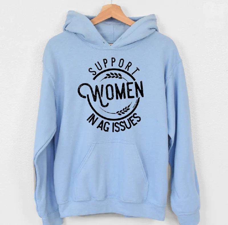 Oversized sweatshirt – Loose-fitting, relaxed fitSupport Women in Ag Issues Hoodie (S-3XL) Unisex - Multiple Colors!