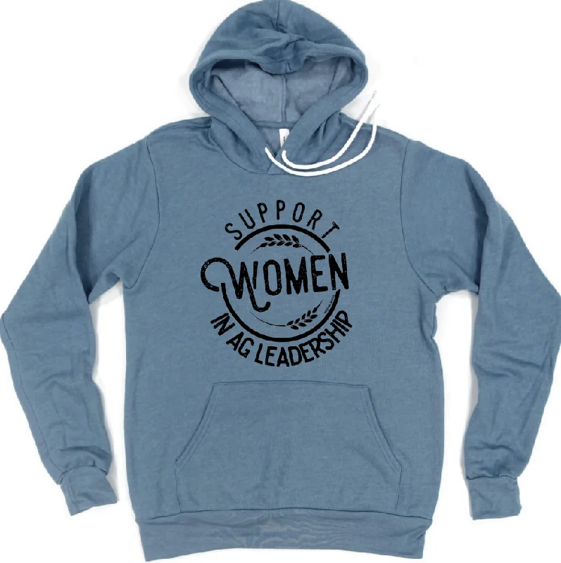 Cropped hoodie – Shortened hoodie that sits above the waistSupport Women in Ag Leadership Hoodie (S-3XL) Unisex - Multiple Colors!