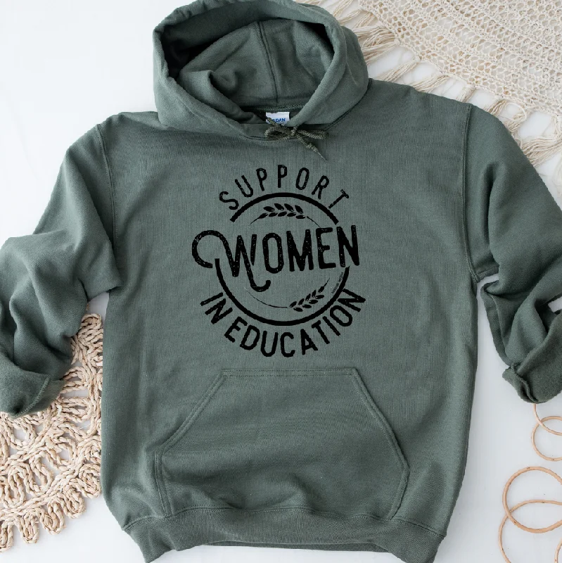 Hoodie dress – Hoodie that is long enough to be worn as a dressSupport Women in Education Hoodie (S-3XL) Unisex - Multiple Colors!