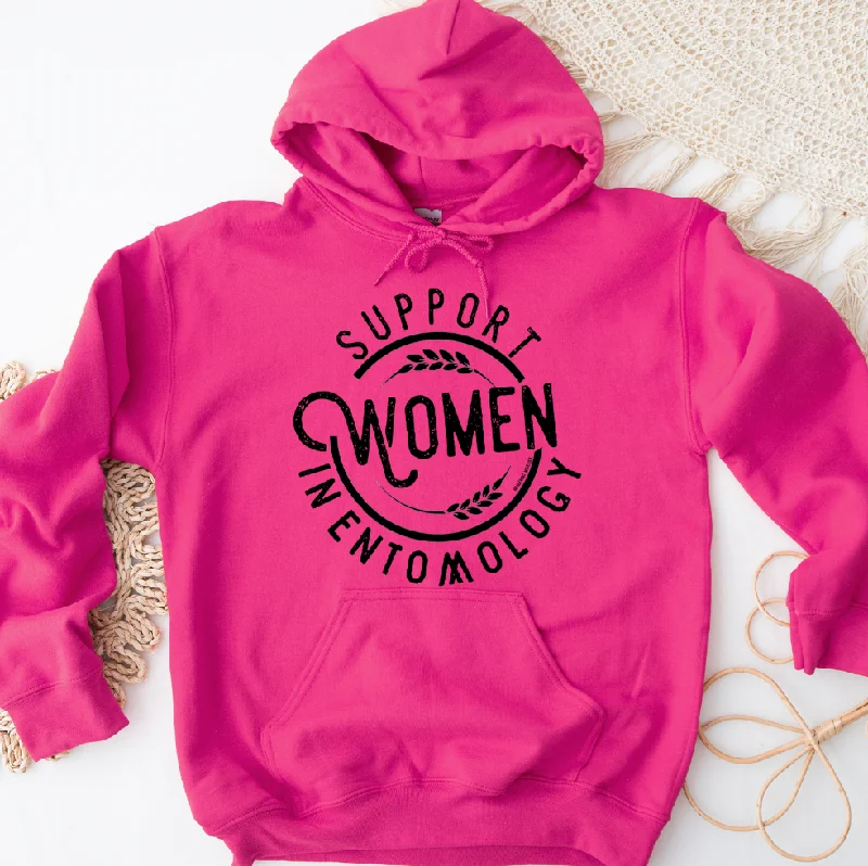 Fleece-lined – Soft, warm interior lining made from fleece materialSupport Women in Entomology Hoodie (S-3XL) Unisex - Multiple Colors!