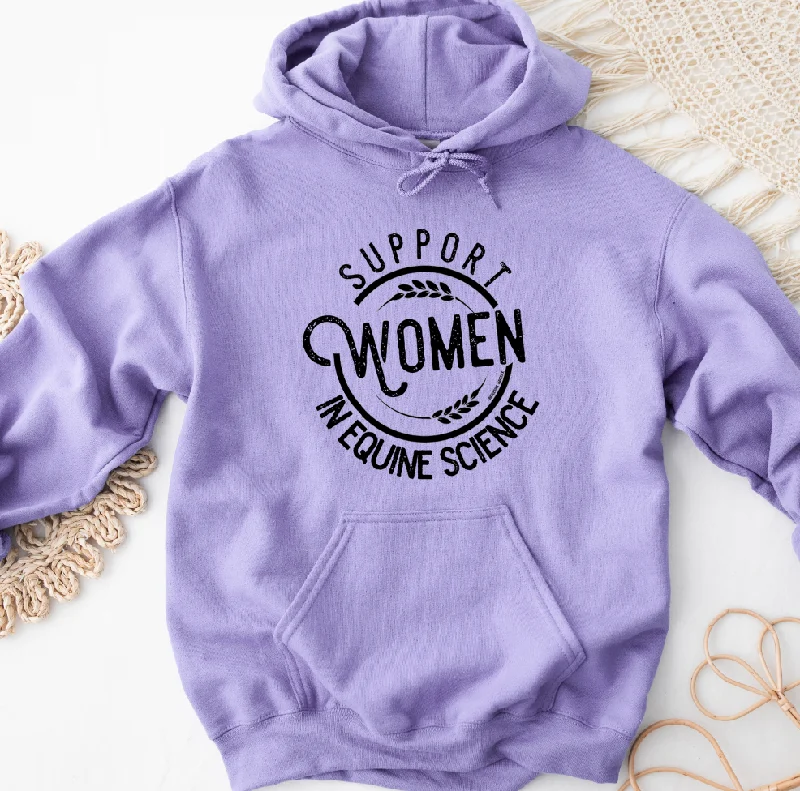 Embroidered hoodie – Hoodie featuring embroidery, usually logos, monograms, or decorative patternsSupport Women in Equine Science Hoodie (S-3XL) Unisex - Multiple Colors!