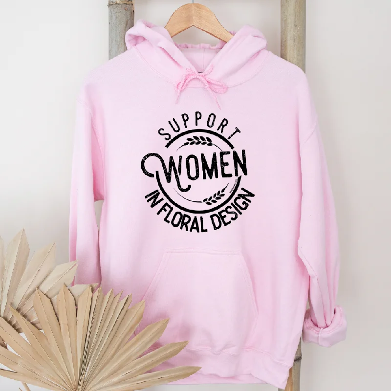 Fitted sweatshirt – Sweatshirt that fits snugly to the body, providing a more tailored lookSupport Women in Floral Design Hoodie (S-3XL) Unisex - Multiple Colors!