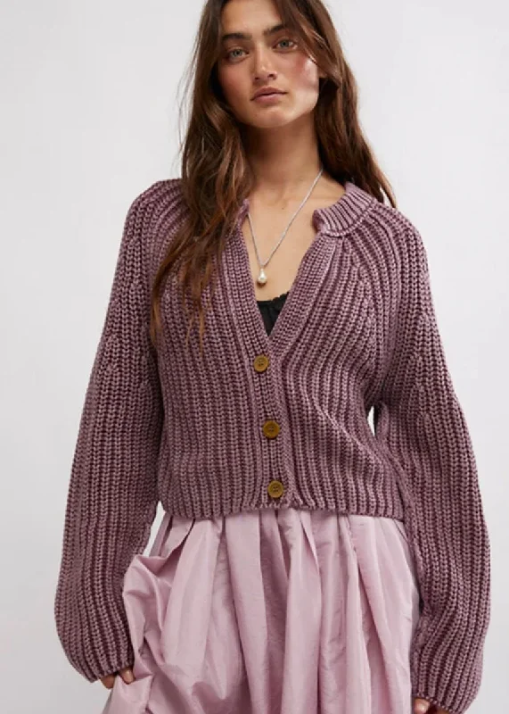 Shawl collar – Soft, wide collar for a draped effectSweet Nothing Cardi - Moonscape