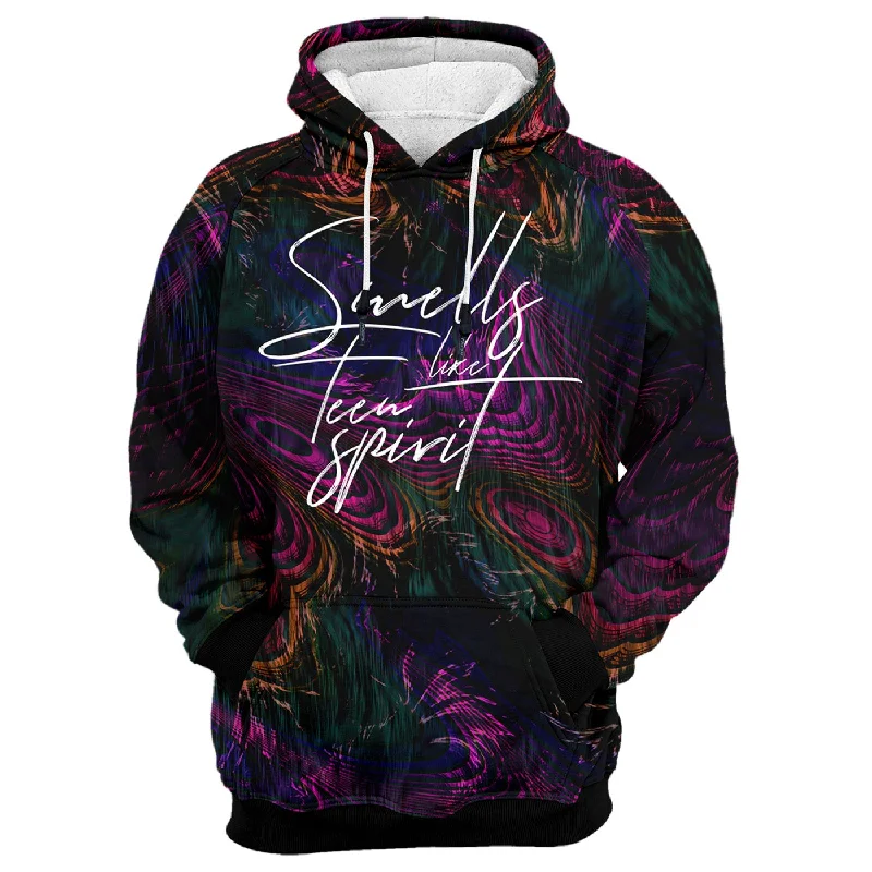 Embroidered hoodie – Hoodie featuring embroidery, usually logos, monograms, or decorative patternsTeen Spirit Hoodie