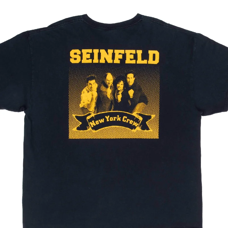 Henley – T-shirt with a buttoned placket (usually a few buttons near the collar)VINTAGE SEINFELD NEW YORK CREW SIZE XL