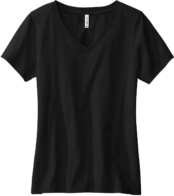 Boxy – Loose, straight cut with no shapingVolunteer Knitwear Ladies Daily V-Neck Tee